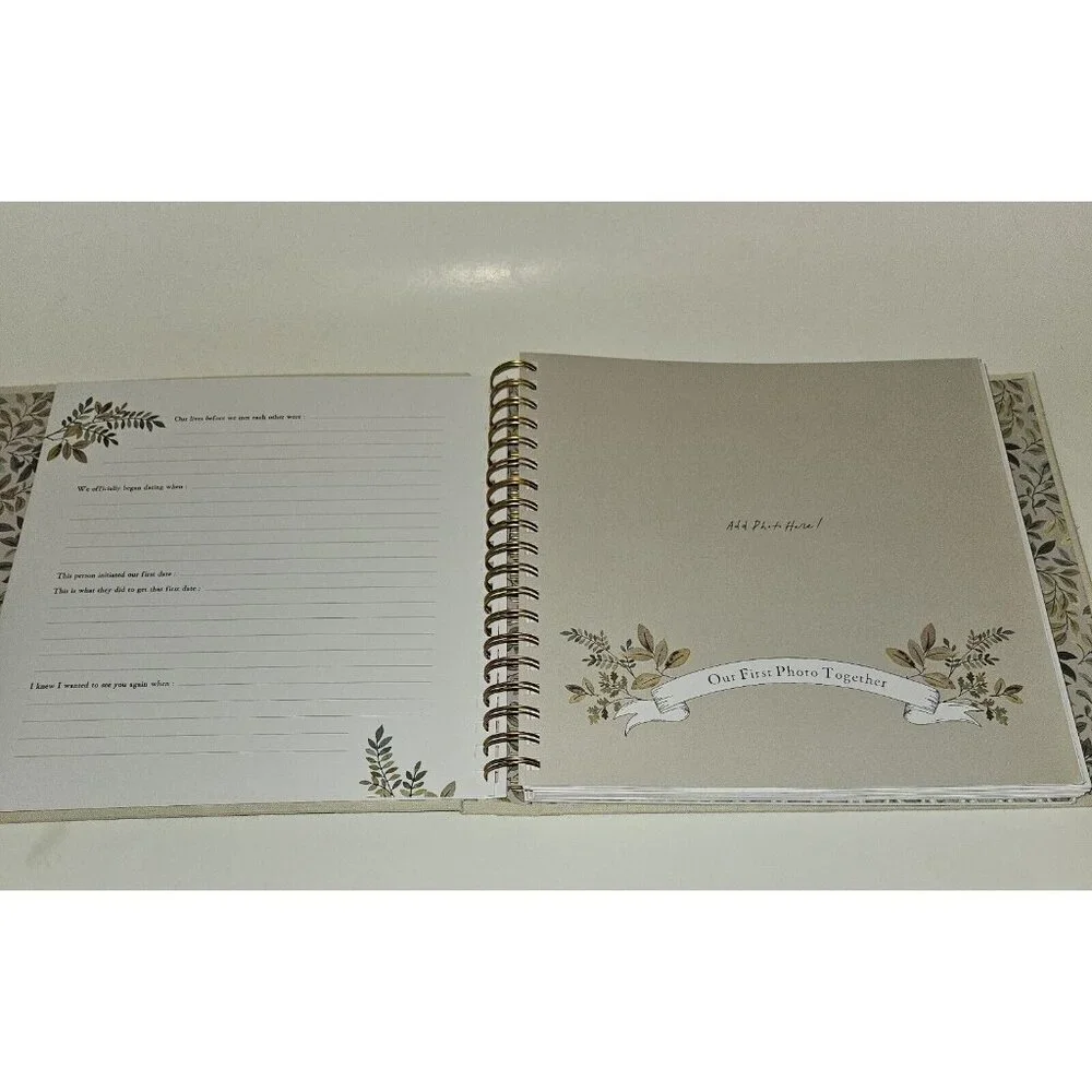 As We Grow Modern Memory Book Married Couples Wedding Shower Album NEVER USED